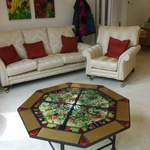 octagonal large coffee table