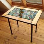 patchwork n oak table