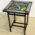 1 Stained Glass Side Table